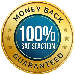 Money-back satisfaction brand badge